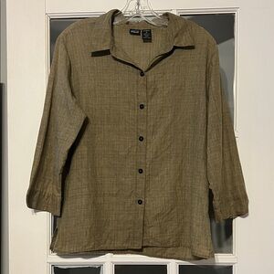 Patagonia Hemp Tan Button Down Shirt
